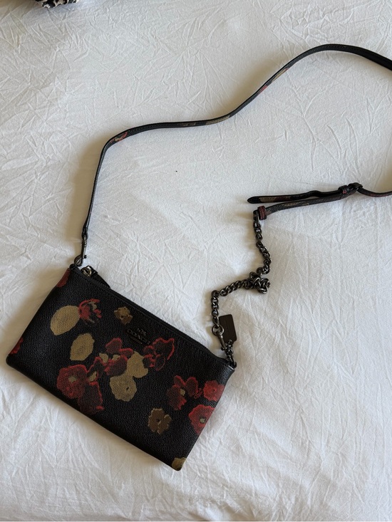Coach Handbags - Coach Kylie Crossbody in Santiago Leather - Winter Garden Print